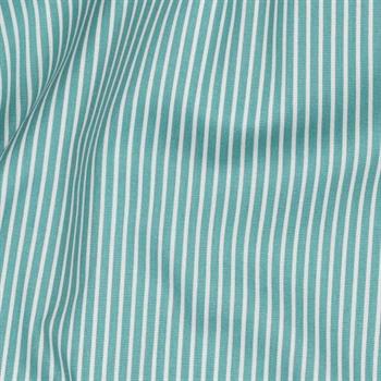 Poplin Bomuld Stripe, Old green